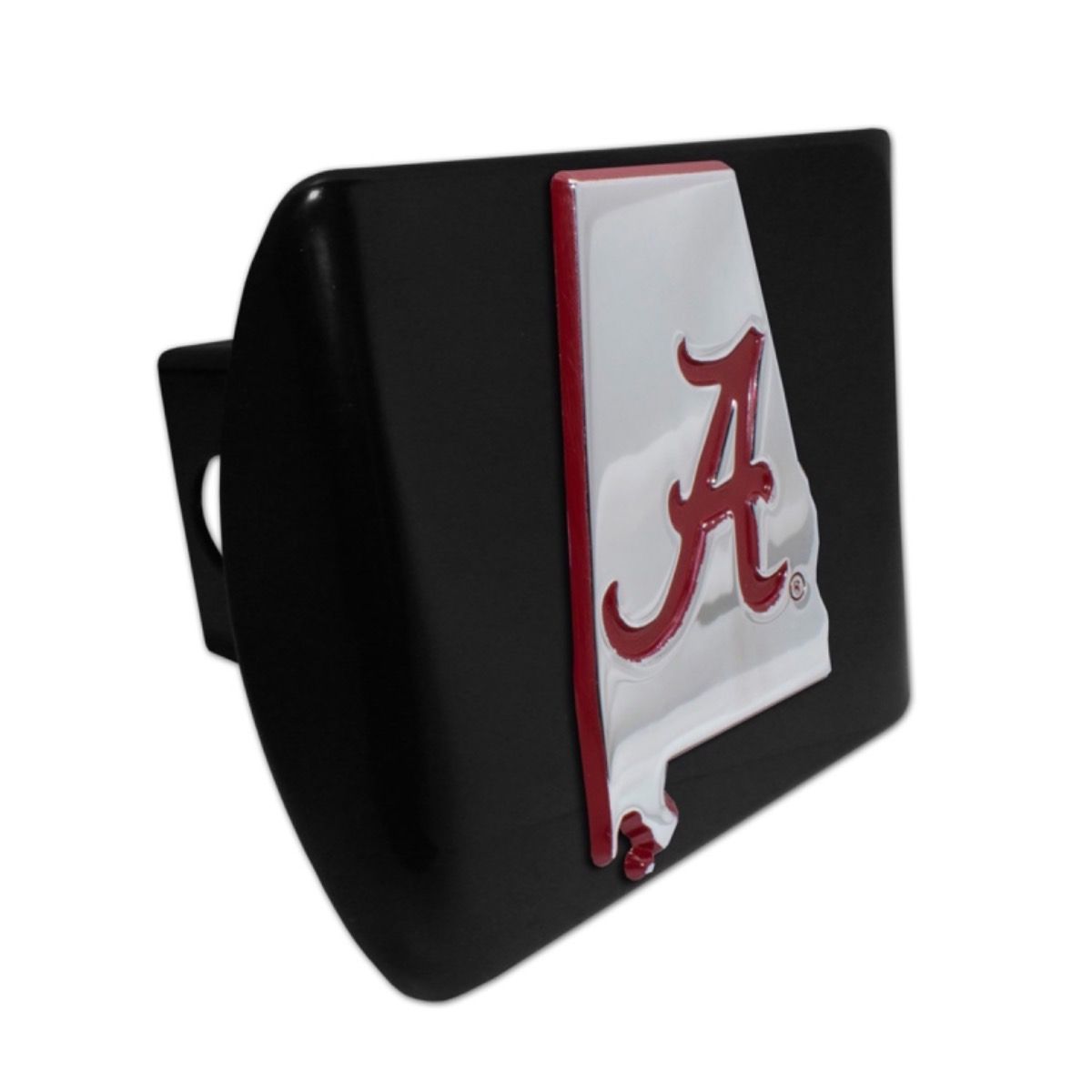 AL ELEKTROPLATE BLACK STATE HITCH COVER