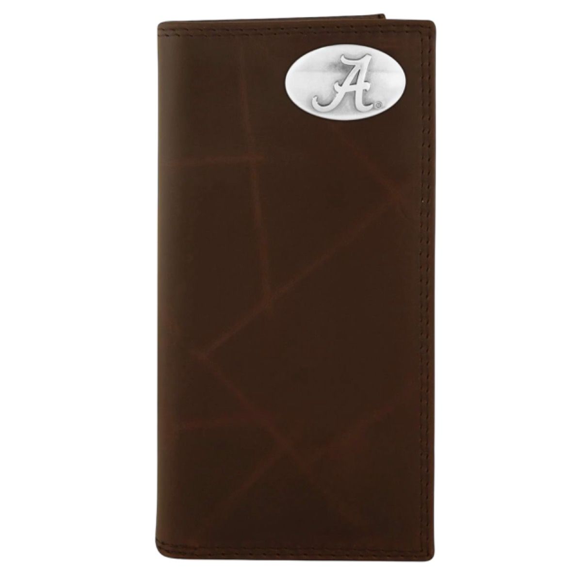 AL ZEP-PRO BROWN WRINKLE LONG WALLET