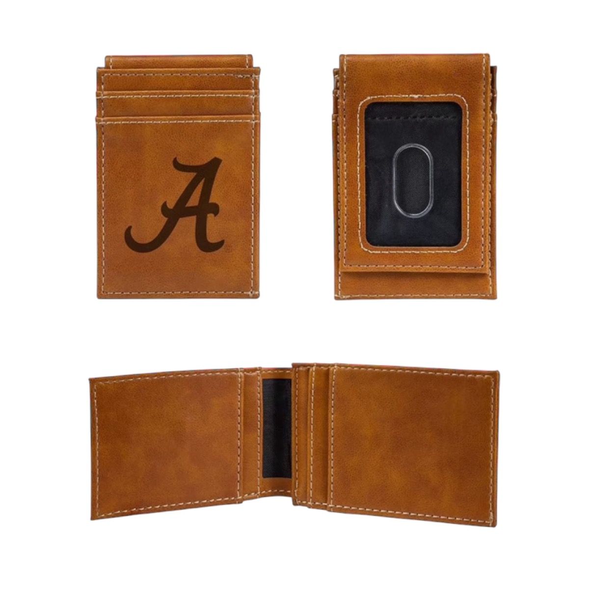 AL RICO BROWN FRONT POCKET WALLET