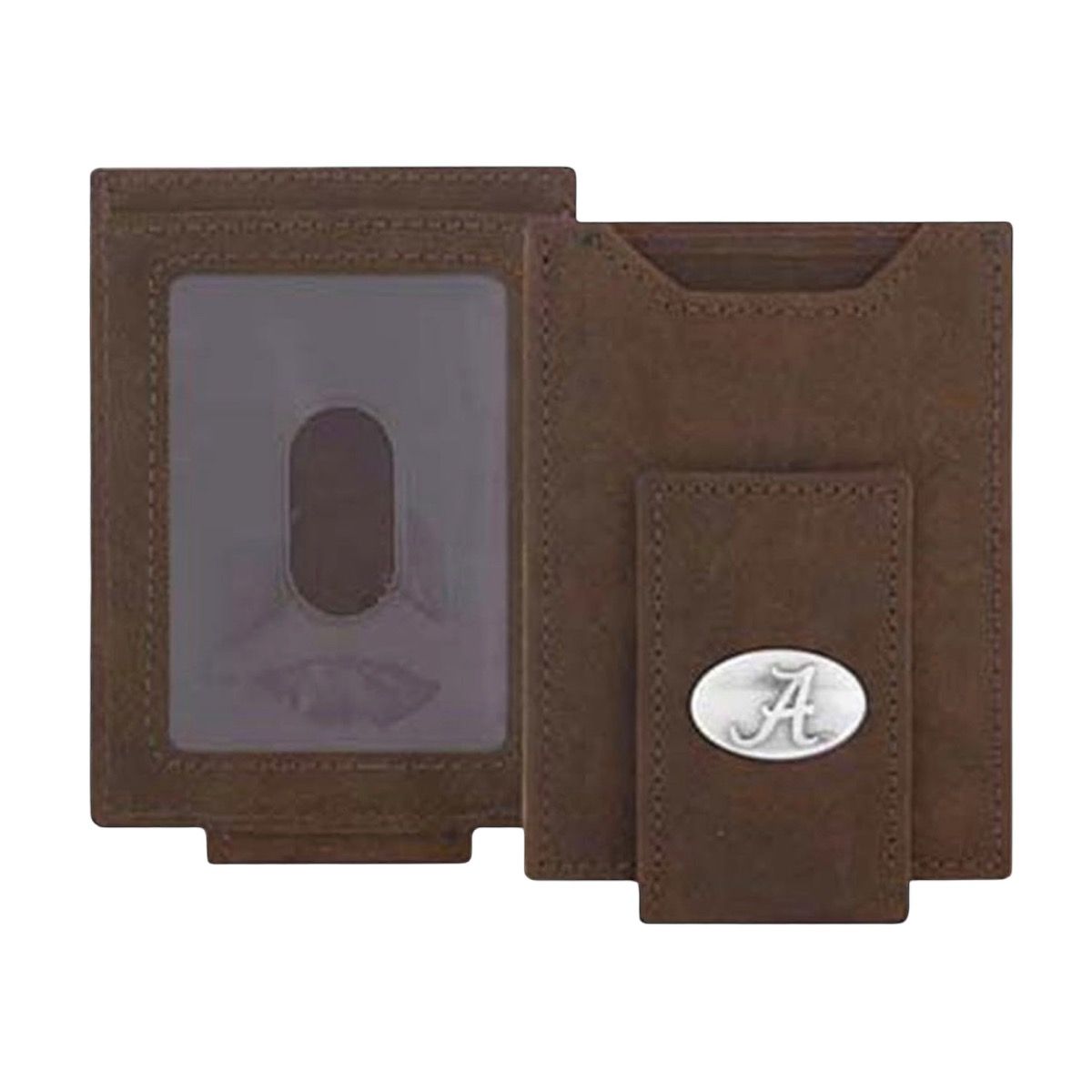 AL ZEP-PRO BROWN FRONT POCKET WALLET