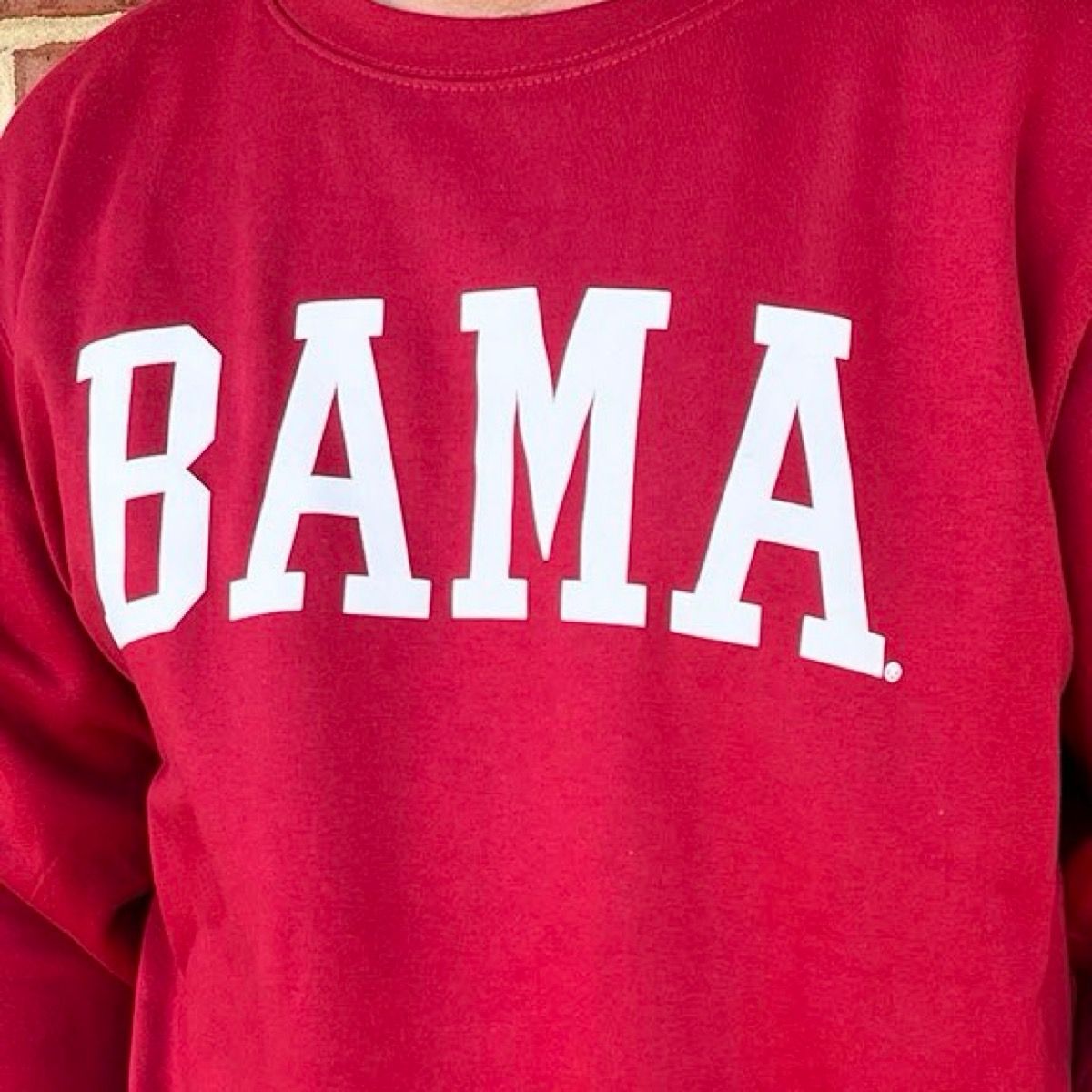 AL MV BAMA CRIMSON SWEATSHIRT