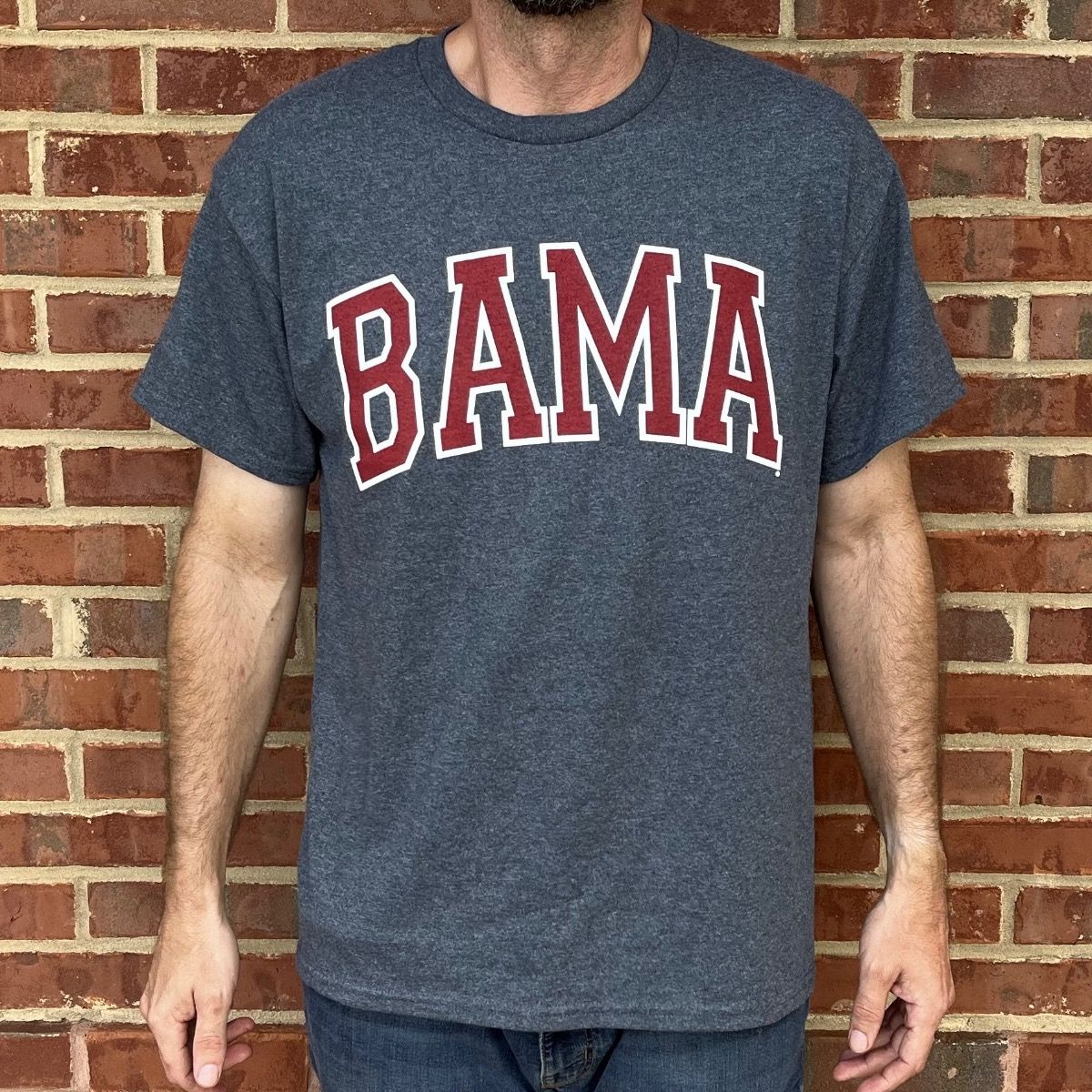 AL BAMA CLASSIC GREY TEE