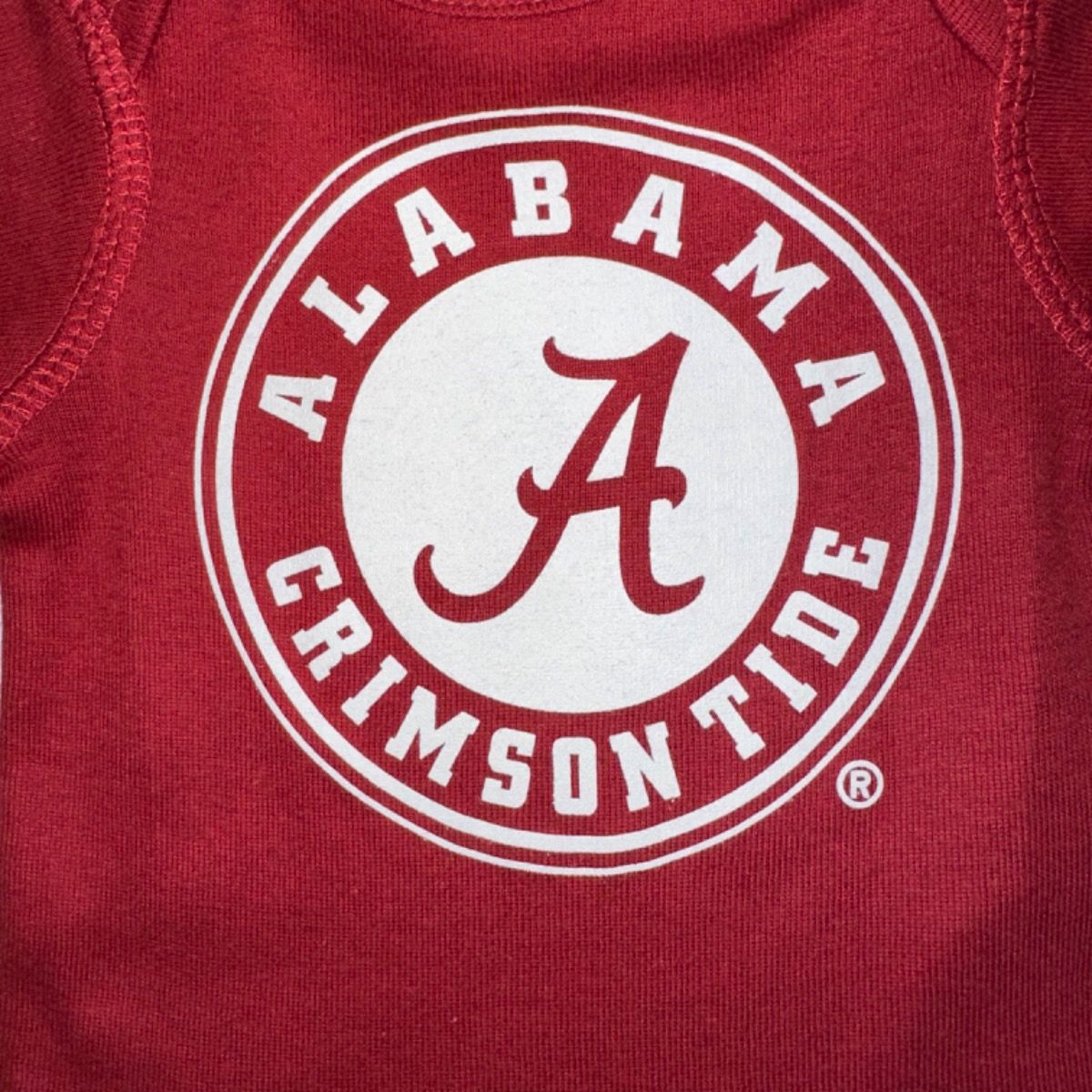BAMA CIRCLE CRIMSON ONESIE