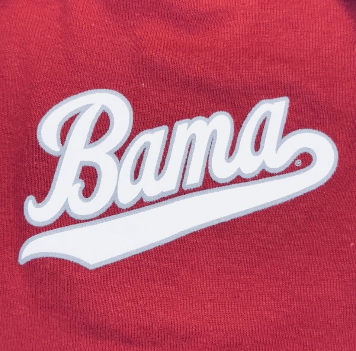 SCRIPT BAMA CRIMSON ONESIE