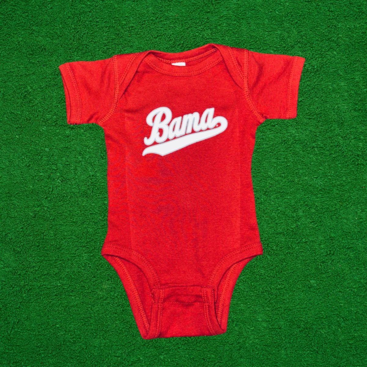 SCRIPT BAMA CRIMSON ONESIE