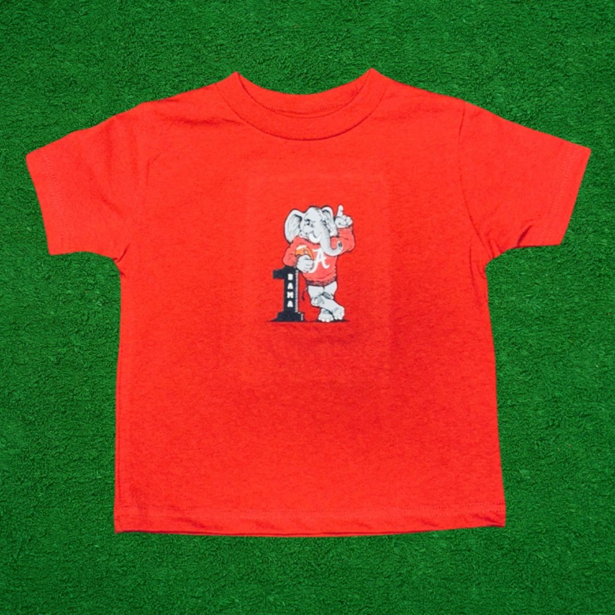 AL MASCOT CRIMSON TEE