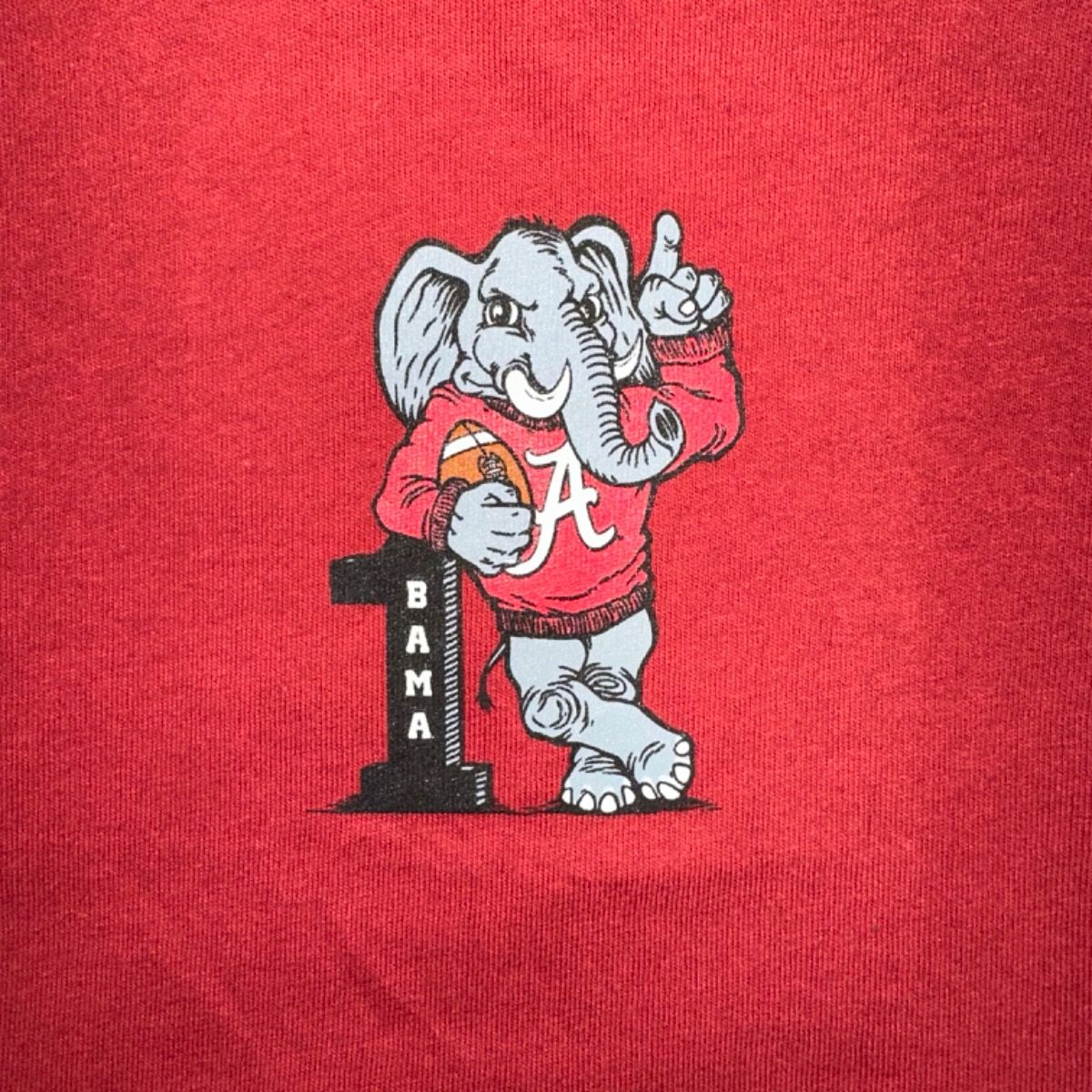 AL MASCOT CRIMSON TEE