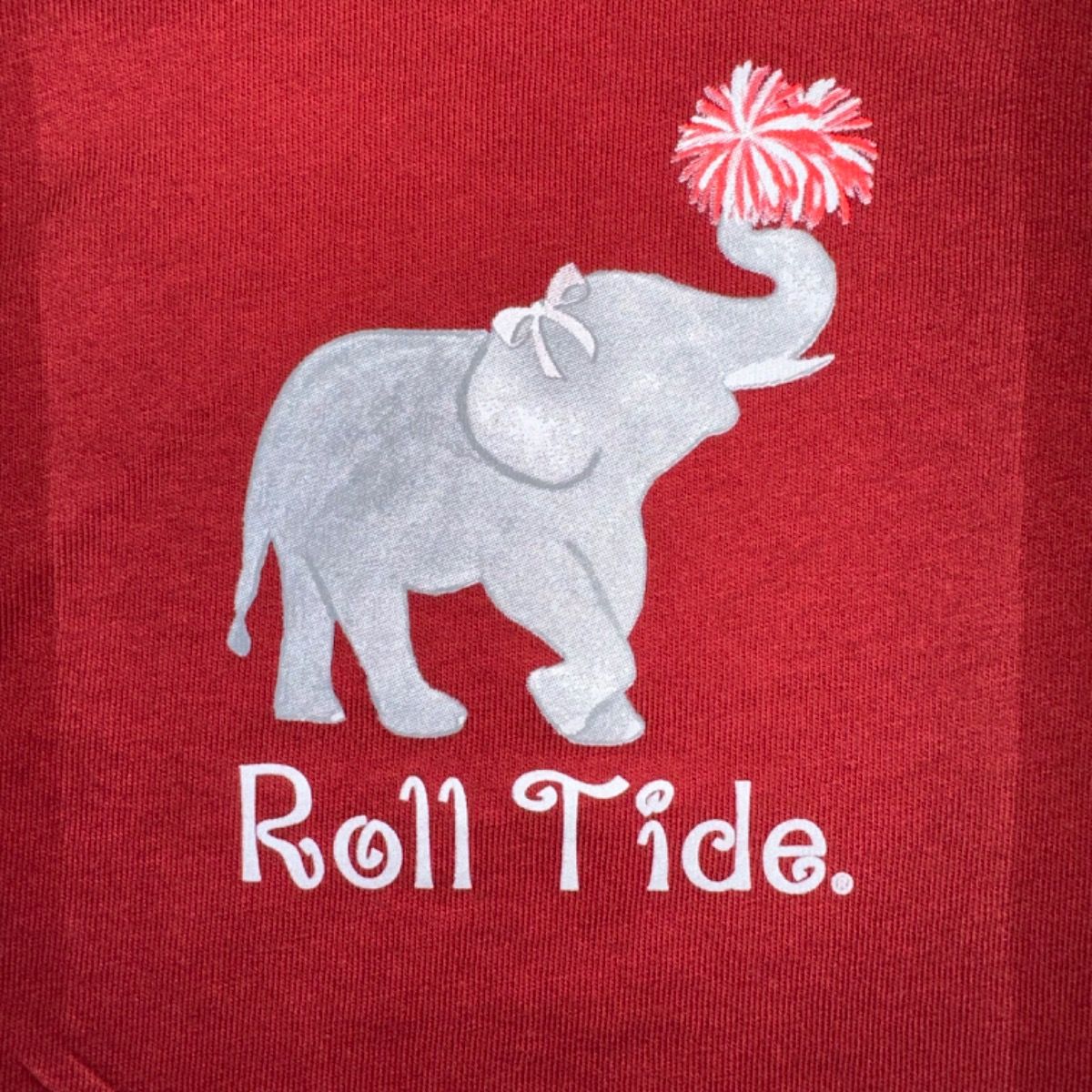 ELEPHANT BOW CRIMSON TEE