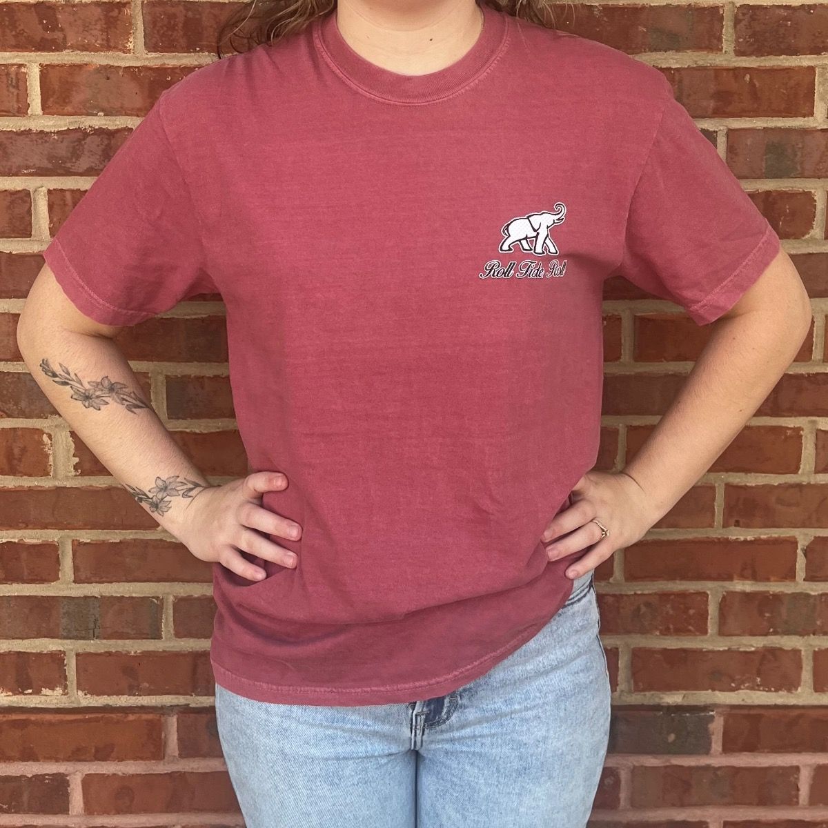 AL TUSK CHECK CRIMSON COMFORT COLORS