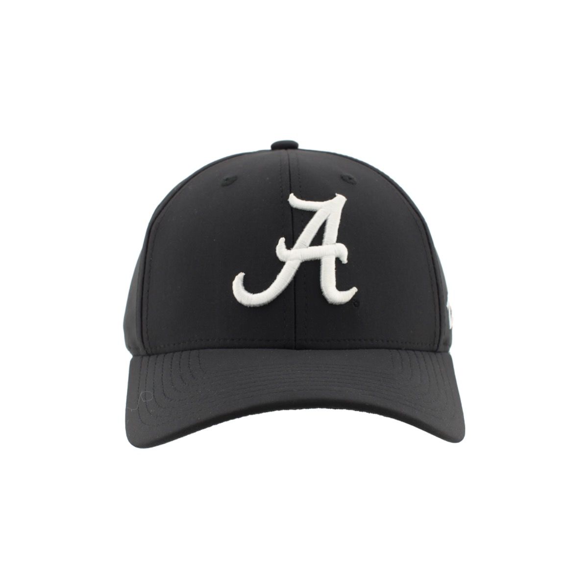 AL ZEPHYR SCRIPT A BLACK STRETCH FITTED CAP