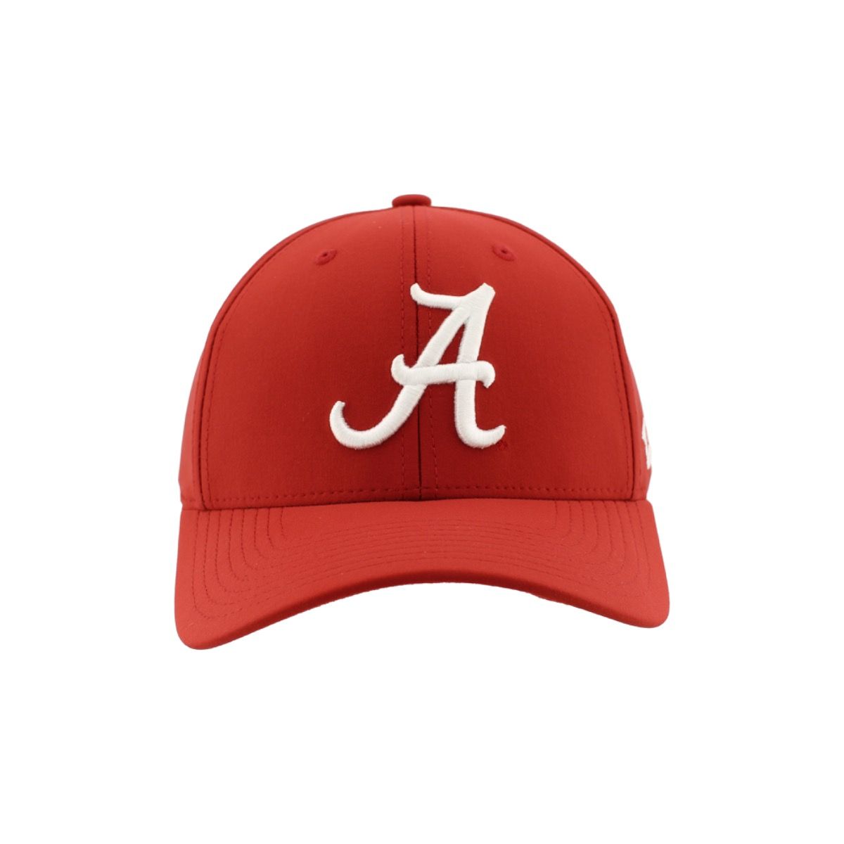 AL ZEPHYR SCRIPT A CRIMSON STRETCH FITTED CAP