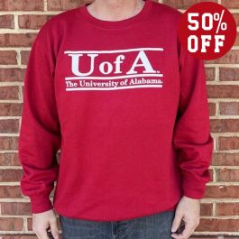AL MV UOFA CRIMSON SWEATSHIRT